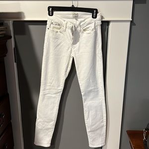 JCrew Toothpick white jeans size 25